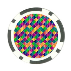 Geometric Triangle Poker Chip Card Guard (10 Pack)