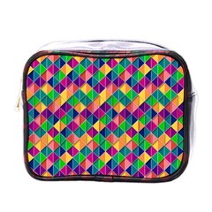 Geometric Triangle Mini Toiletries Bag (one Side)