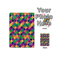 Geometric Triangle Playing Cards Double Sided (mini)