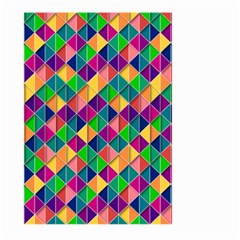 Geometric Triangle Large Garden Flag (two Sides)