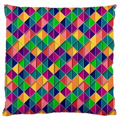 Geometric Triangle Large Cushion Case (two Sides)