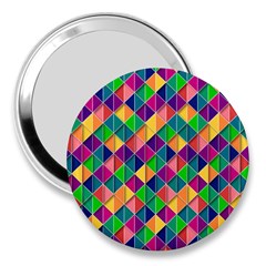 Geometric Triangle 3  Handbag Mirrors