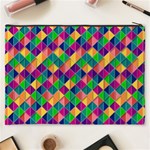 Geometric Triangle Cosmetic Bag (XXXL) Back