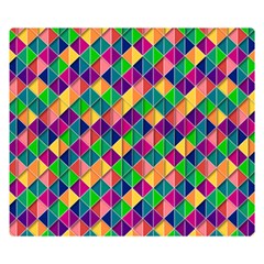 Geometric Triangle Double Sided Flano Blanket (small) 