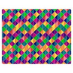 Geometric Triangle Double Sided Flano Blanket (medium) 