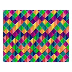 Geometric Triangle Double Sided Flano Blanket (large) 