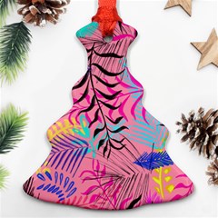 Illustration Reason Leaves Ornament (christmas Tree) 