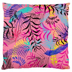 Illustration Reason Leaves Large Cushion Case (two Sides) by HermanTelo