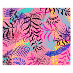 Illustration Reason Leaves Double Sided Flano Blanket (small)  by HermanTelo