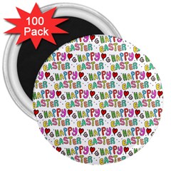 Holidays Happy Easter 3  Magnets (100 Pack) by HermanTelo