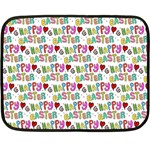 Holidays Happy Easter Double Sided Fleece Blanket (Mini)  35 x27  Blanket Front