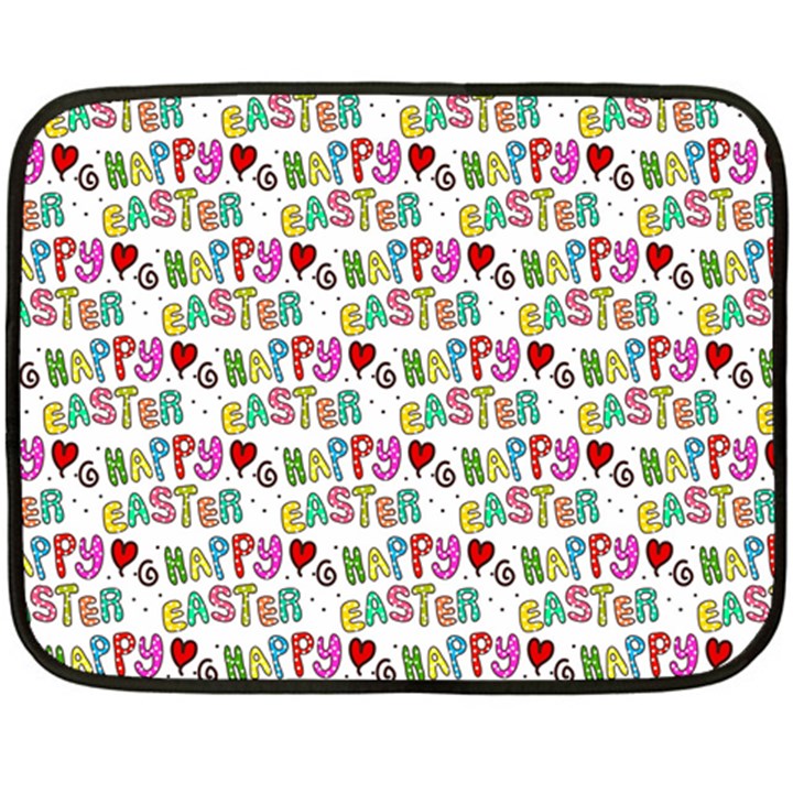 Holidays Happy Easter Double Sided Fleece Blanket (Mini) 