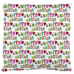 Holidays Happy Easter Large Cushion Case (two Sides) by HermanTelo