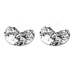 Mountain Ink Cufflinks (oval) by HermanTelo