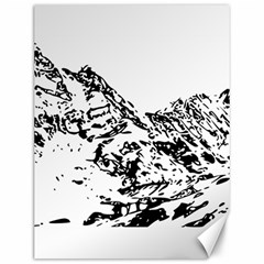 Mountain Ink Canvas 12  X 16 