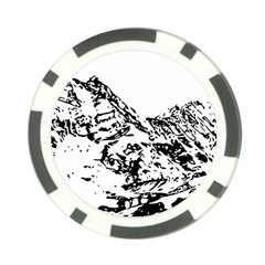 Mountain Ink Poker Chip Card Guard