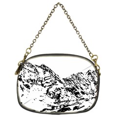 Mountain Ink Chain Purse (two Sides) by HermanTelo