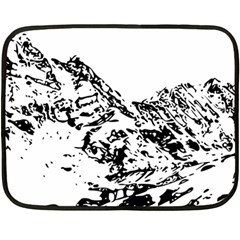 Mountain Ink Fleece Blanket (mini)