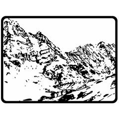 Mountain Ink Fleece Blanket (large) 