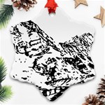 Mountain Ink Snowflake Ornament (Two Sides) Back