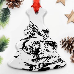 Mountain Ink Christmas Tree Ornament (two Sides)