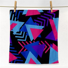 Memphis Pattern Geometric Abstract Face Towel