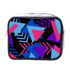 Memphis Pattern Geometric Abstract Mini Toiletries Bag (one Side)