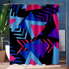 Memphis Pattern Geometric Abstract Shower Curtain 60  X 72  (medium) 