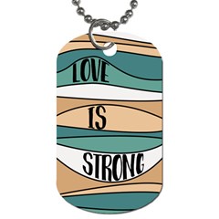 Love Sign Romantic Dog Tag (one Side) by HermanTelo