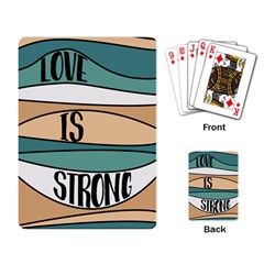 Love Sign Romantic Playing Cards Single Design