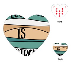 Love Sign Romantic Playing Cards (heart)