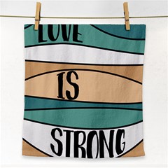 Love Sign Romantic Face Towel