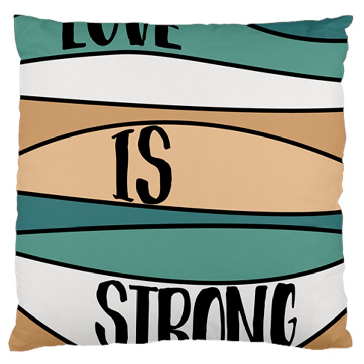 Love Sign Romantic Large Cushion Case (One Side)