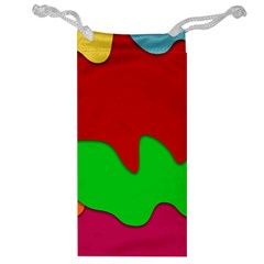 Liquid Forms Water Background Jewelry Bag