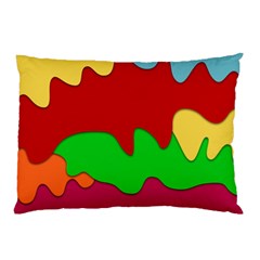 Liquid Forms Water Background Pillow Case