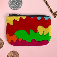 Liquid Forms Water Background Mini Coin Purse