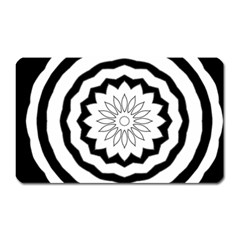 Mandala Magnet (rectangular) by HermanTelo