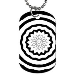 Mandala Dog Tag (two Sides)