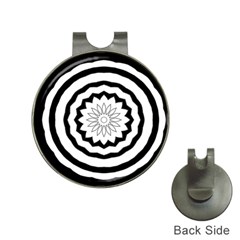 Mandala Hat Clips With Golf Markers