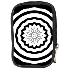 Mandala Compact Camera Leather Case by HermanTelo