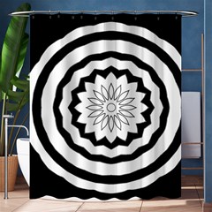 Mandala Shower Curtain 60  X 72  (medium) 