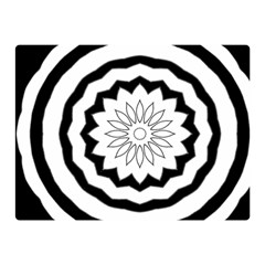 Mandala Double Sided Flano Blanket (mini)  by HermanTelo