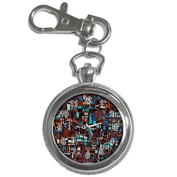 Mosaic Abstract Key Chain Watches