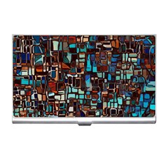 Mosaic Abstract Business Card Holder