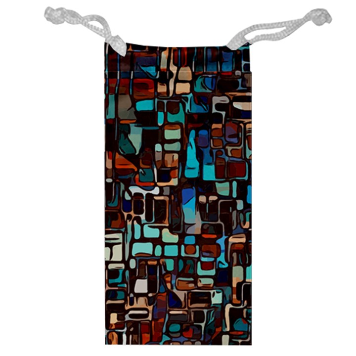 Mosaic Abstract Jewelry Bag