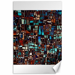 Mosaic Abstract Canvas 24  X 36  by HermanTelo