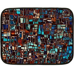 Mosaic Abstract Fleece Blanket (mini)