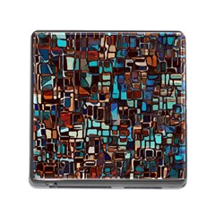 Mosaic Abstract Memory Card Reader (square 5 Slot)