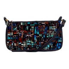 Mosaic Abstract Shoulder Clutch Bag