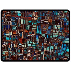 Mosaic Abstract Fleece Blanket (large) 